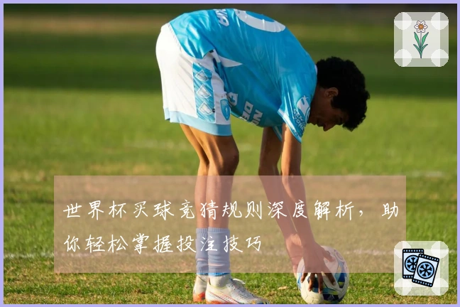 世界杯买球竞猜规则深度解析，助你轻松掌握投注技巧